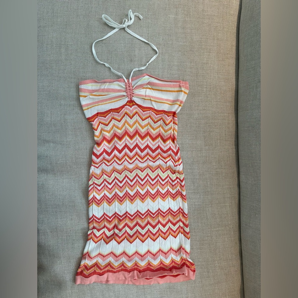 Cotton Candy LA Chevron Summer Mini Dress